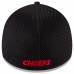 Men's Kansas City Chiefs New Era Black Shocker 39THIRTY Flex Hat 2955403